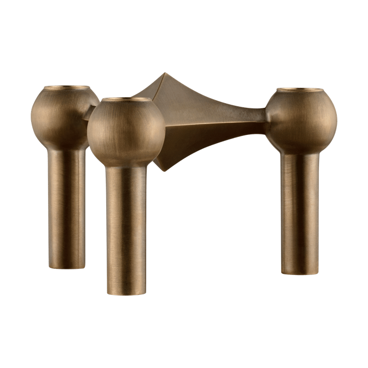 Portacandela Nagel - Bronzed brass - STOFF