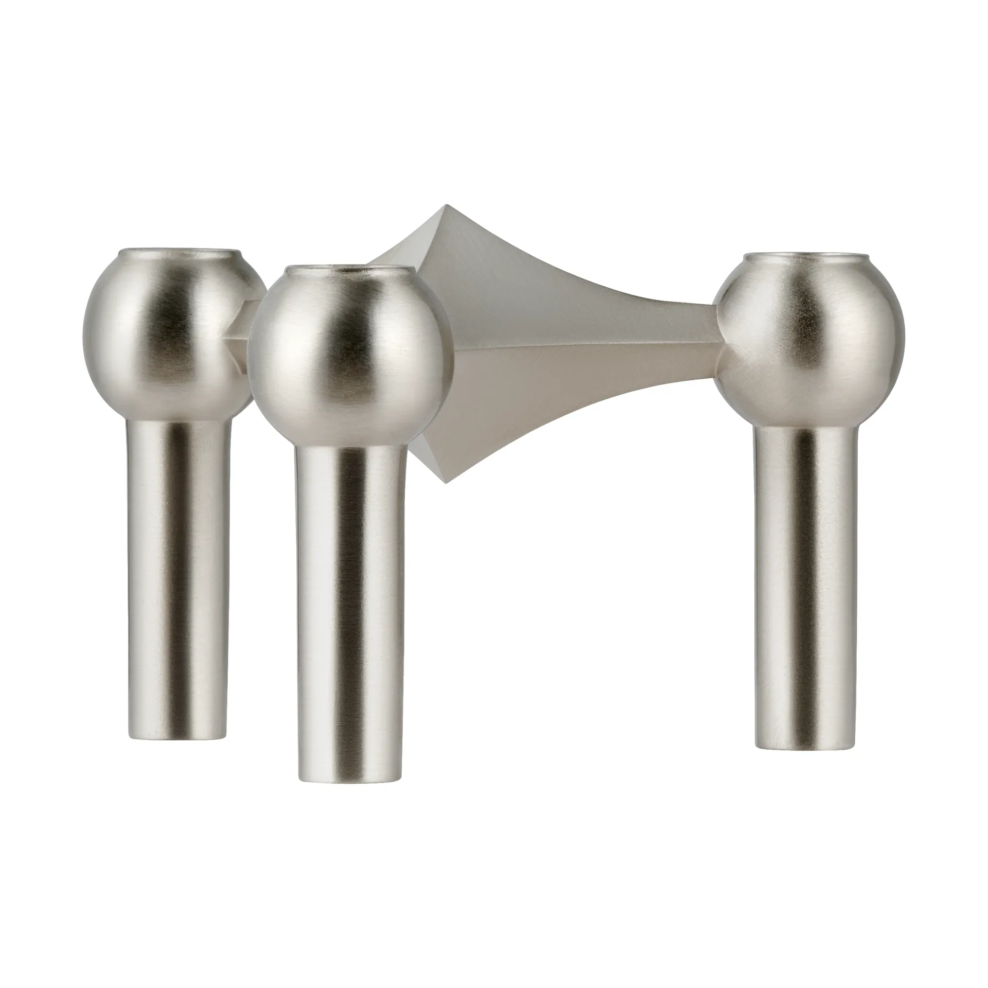 Portacandela Nagel, Cromo spazzolato STOFF