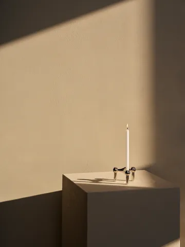 Portacandela Nagel - cromo - STOFF