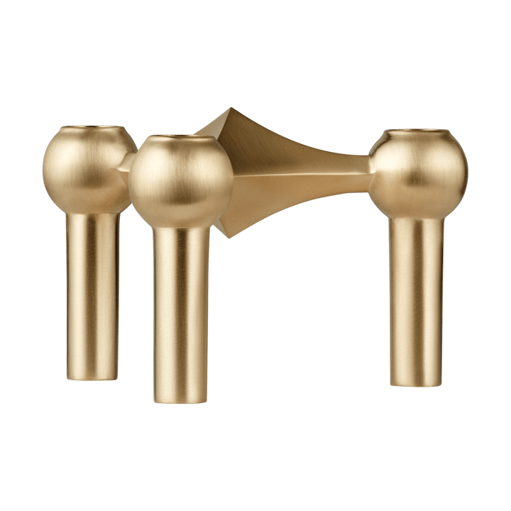 Portacandela Nagel - Ottone spazzolato - STOFF