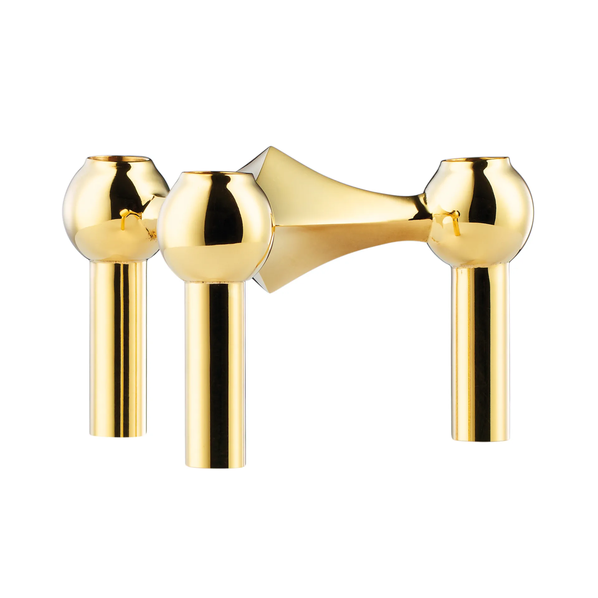 Portacandela Nagel, ottone STOFF