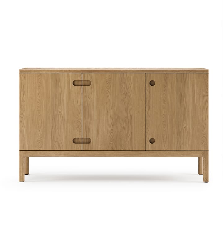 Credenza media Prio - Rovere oliato naturale, anta in legno - Stolab