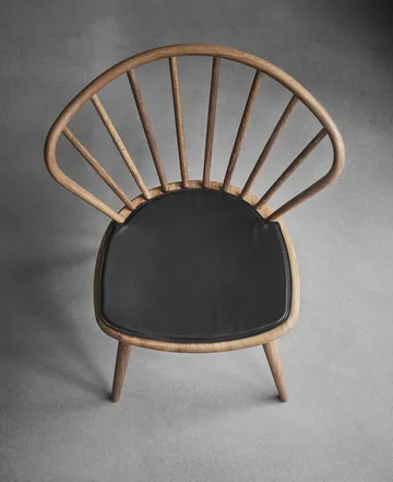 Cuscino da seduta in pelle Lilla Åland/Miss Holly  - Nero - Stolab