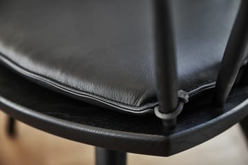 Cuscino per sedia Arka in pelle elmotique - Nero - Stolab