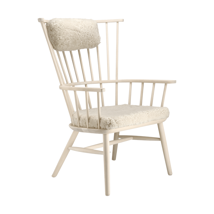 Poltrona con cuscino&poggiatesta Henriette Olio bianco-Moonlight Stolab