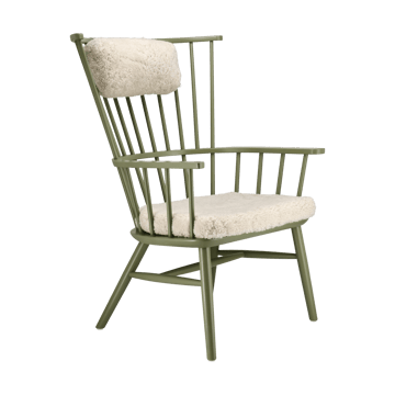 Poltrona con cuscino&poggiatesta Henriette Verde oliva-Moonlight - undefined - Stolab