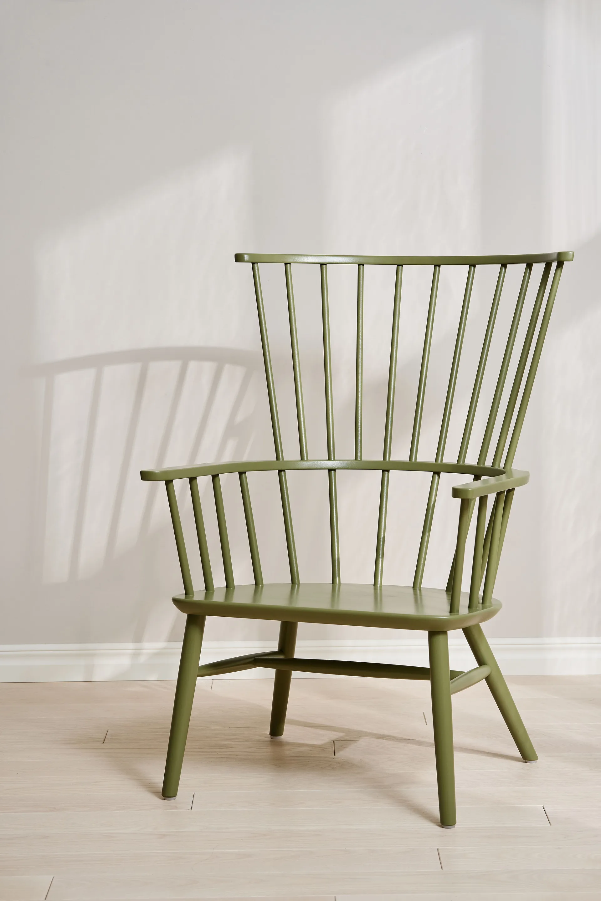 Poltrona con cuscino&poggiatesta Henriette Verde oliva-Moonlight Stolab