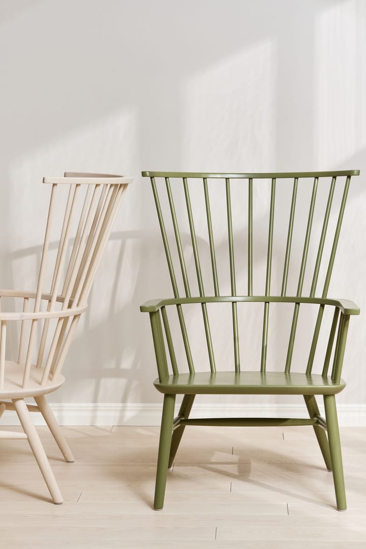 Poltrona con cuscino&poggiatesta Henriette Verde oliva-Moonlight Stolab