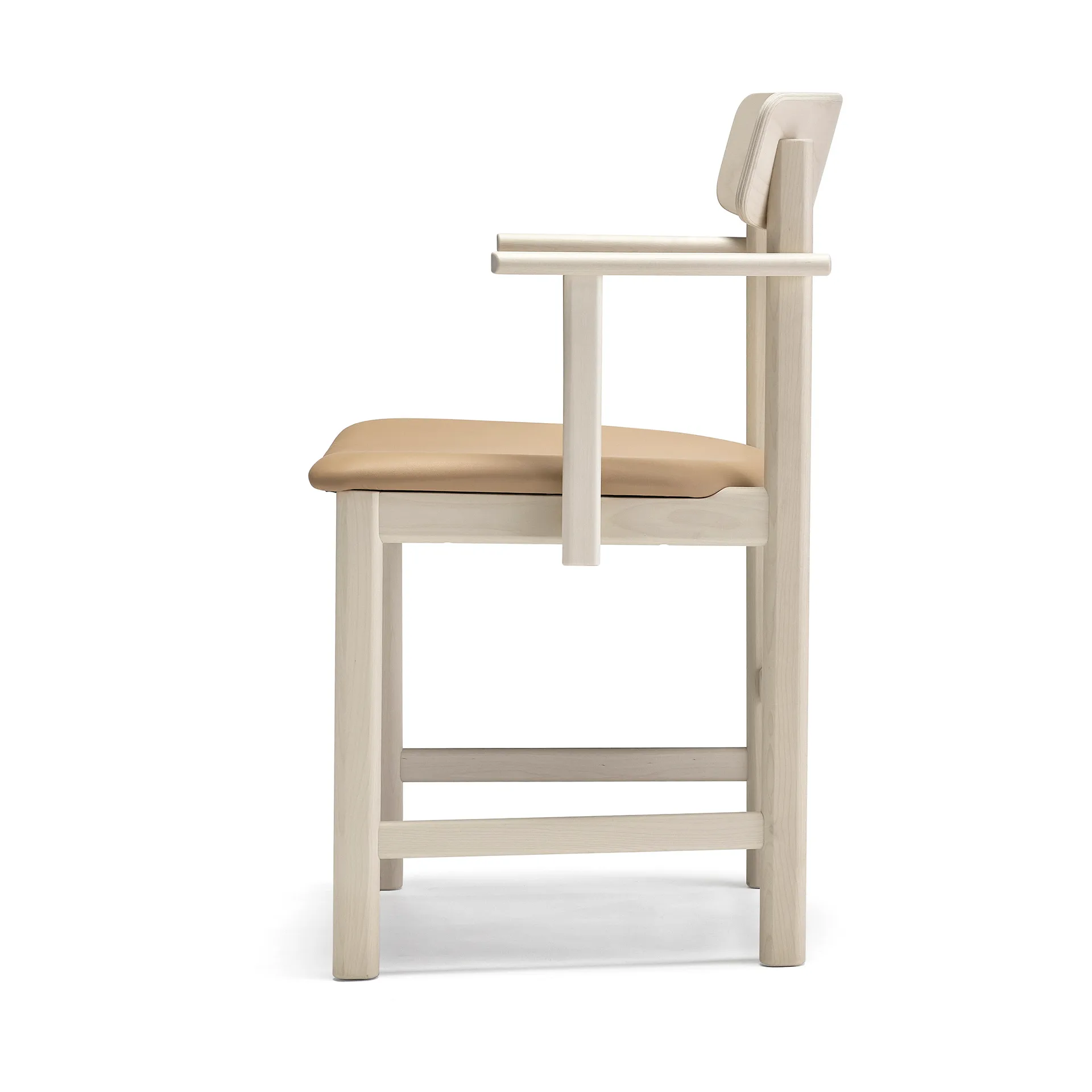 Poltrona Pal, Betulla chiaro laccato opaco-Elmosoft 22030 Stolab