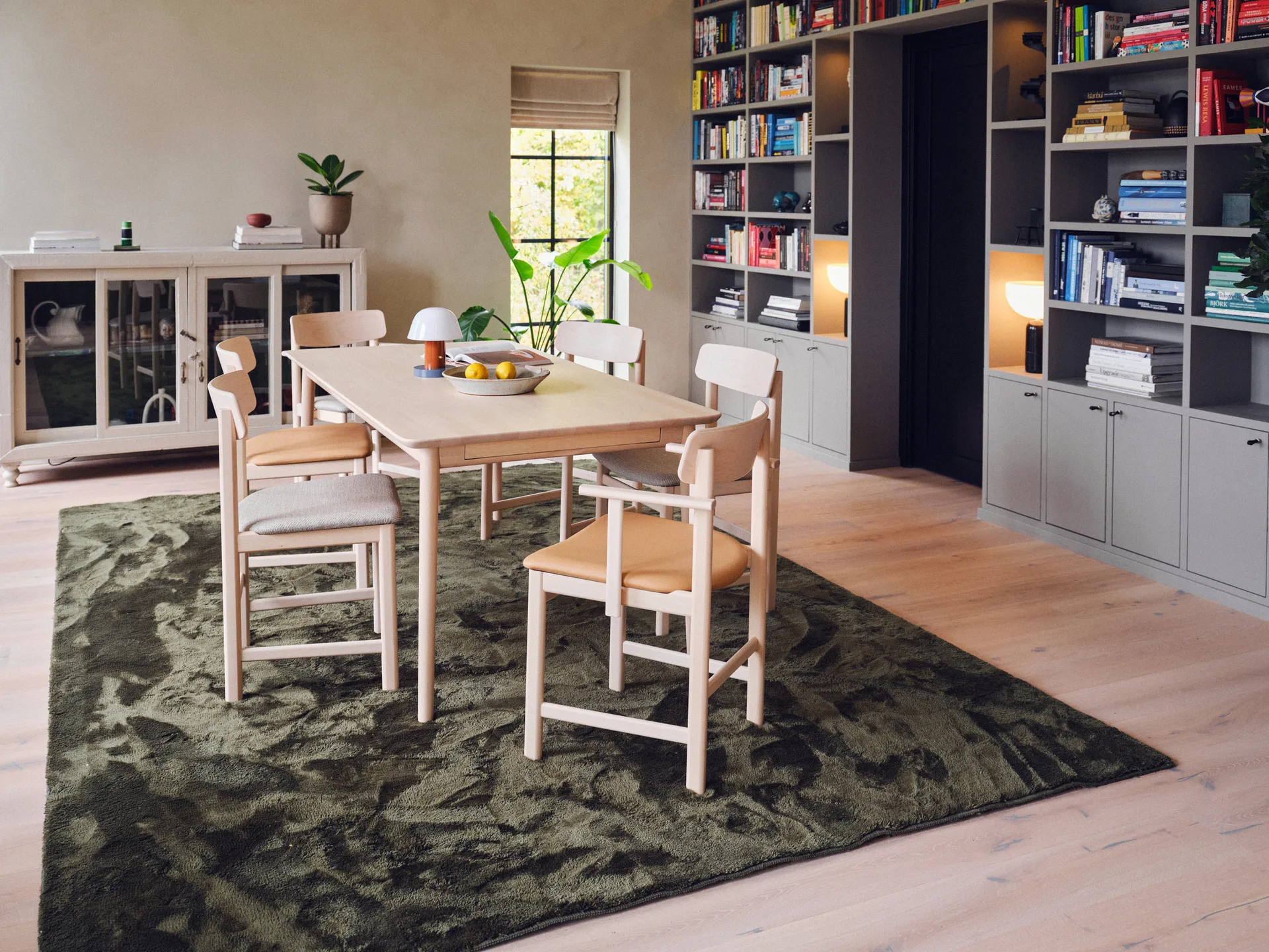 Poltrona Pal, Betulla chiaro laccato opaco-Elmosoft 22030 Stolab