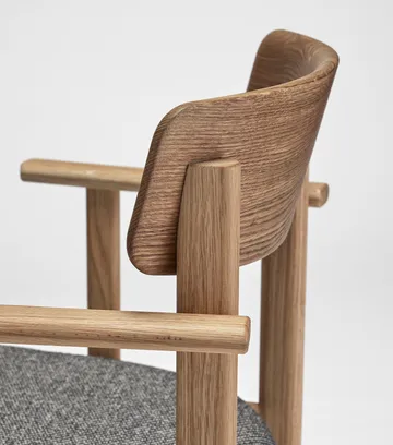 Poltrona Pal - Quercia naturale olio-Tornado V3576 - Stolab