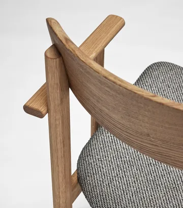 Poltrona Pal - Quercia naturale olio-Tornado V3576 - Stolab