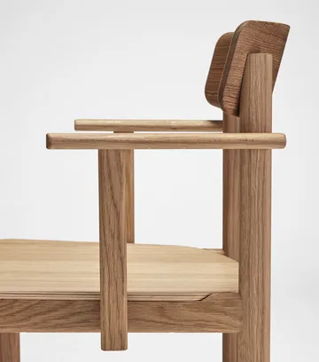 Poltrona Pal - Quercia naturale olio - Stolab