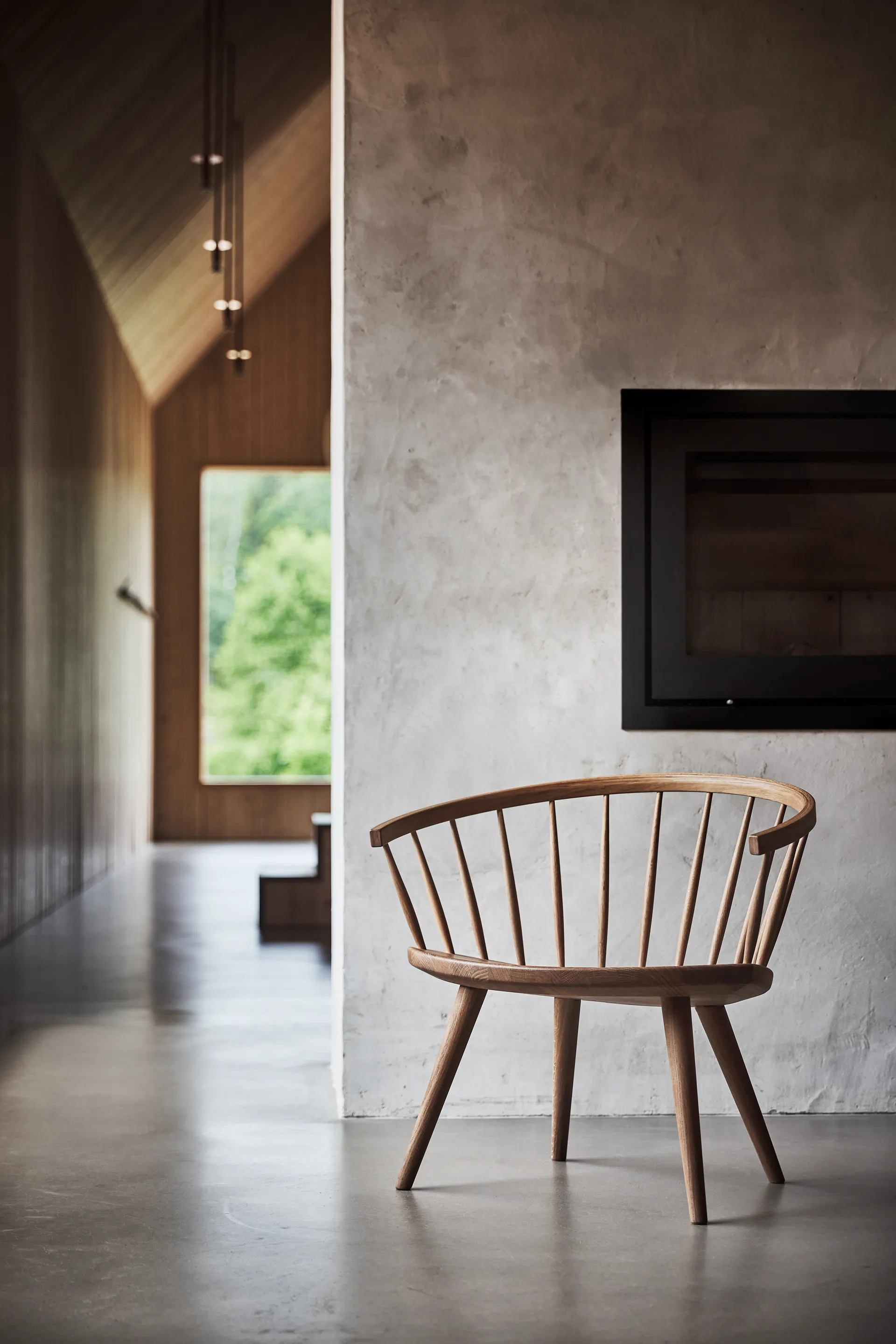 Sedia da salotto Arka in rovere, Olio naturale Stolab