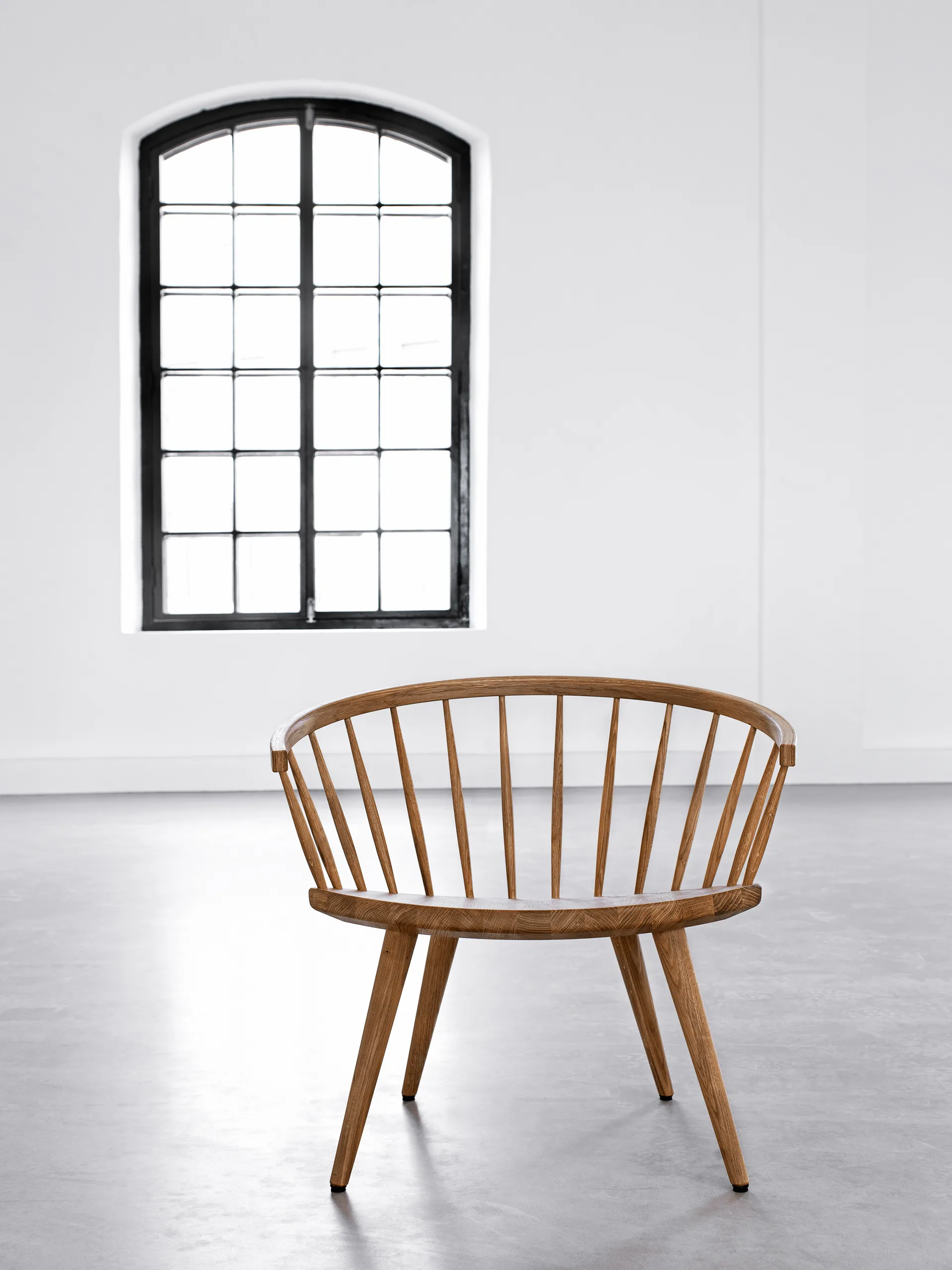 Sedia da salotto Arka in rovere, Olio naturale Stolab