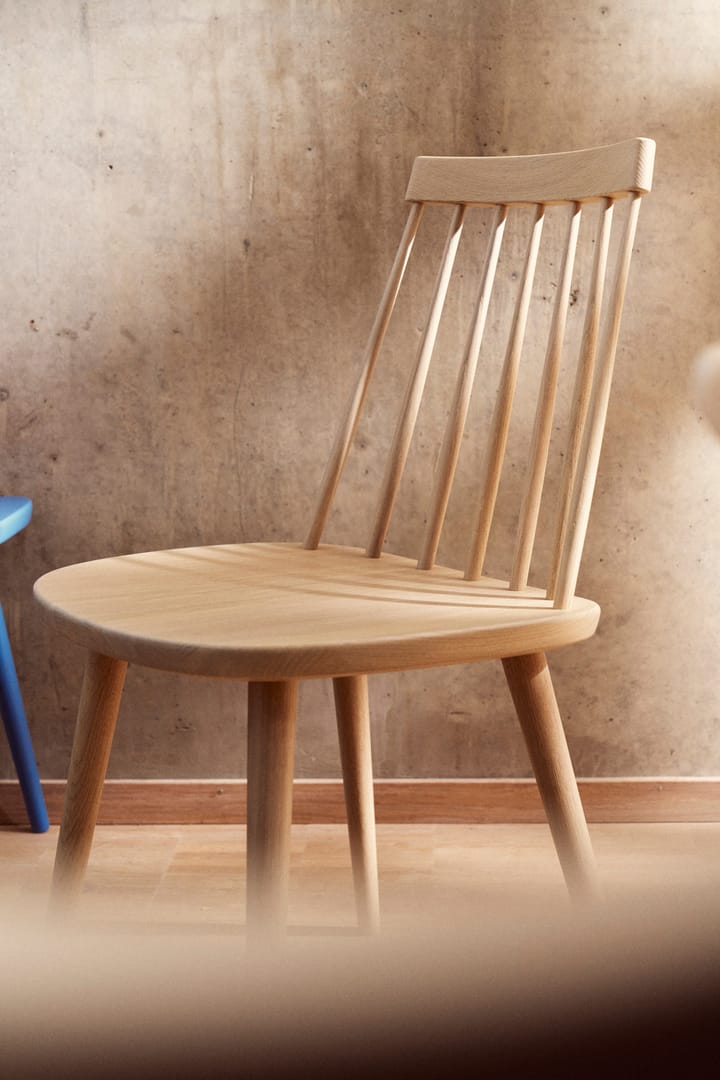 Sedia in rovere Pinnockio , Laccato opaco chiaro Stolab