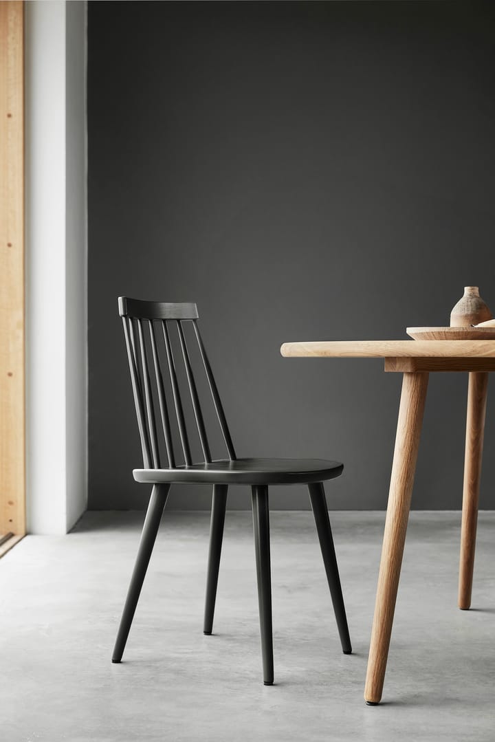 Sedia in rovere Pinnockio , Matte Black 99 Stolab