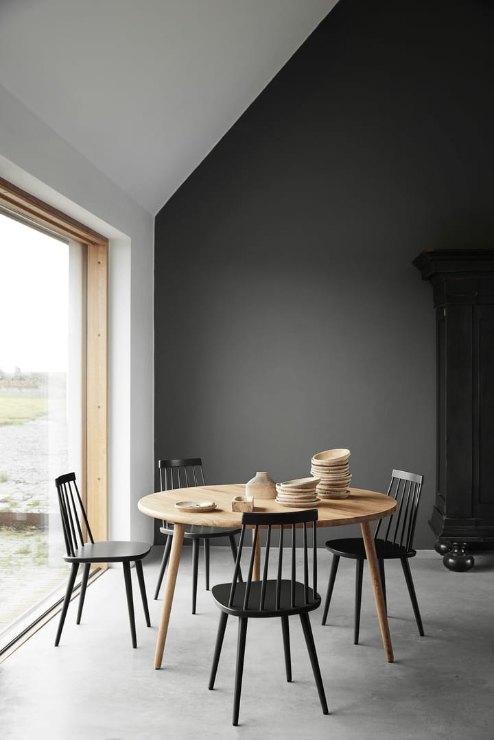 Sedia in rovere Pinnockio , Matte Black 99 Stolab