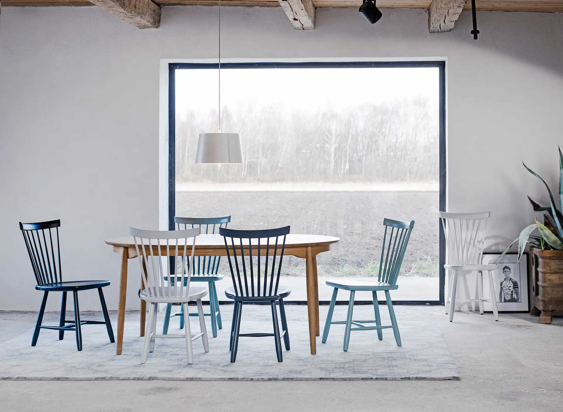 Sedia Lilla Åland, Bianco (betulla), confezione da 2 Stolab