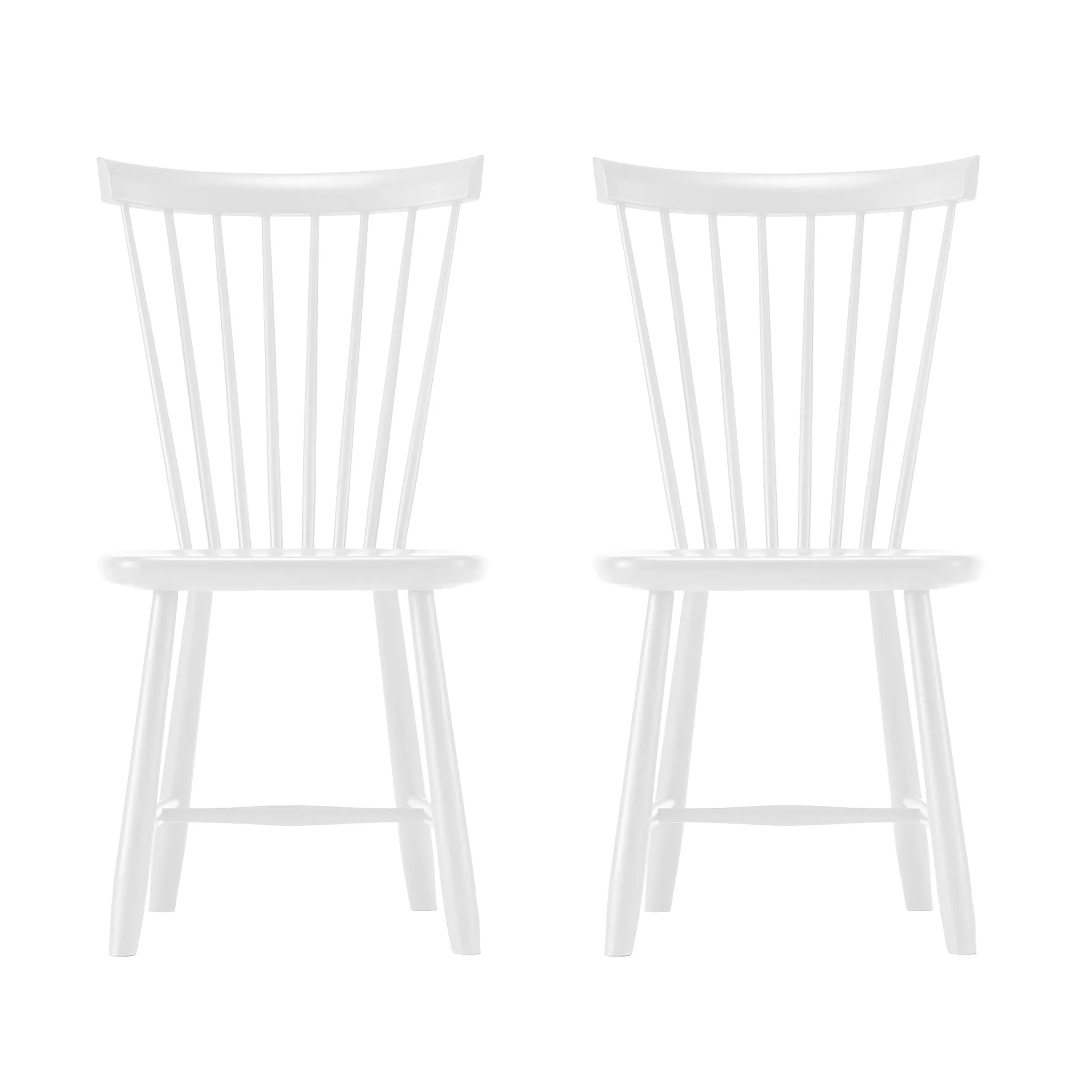 Sedia Lilla Åland, Bianco (betulla), confezione da 2 Stolab