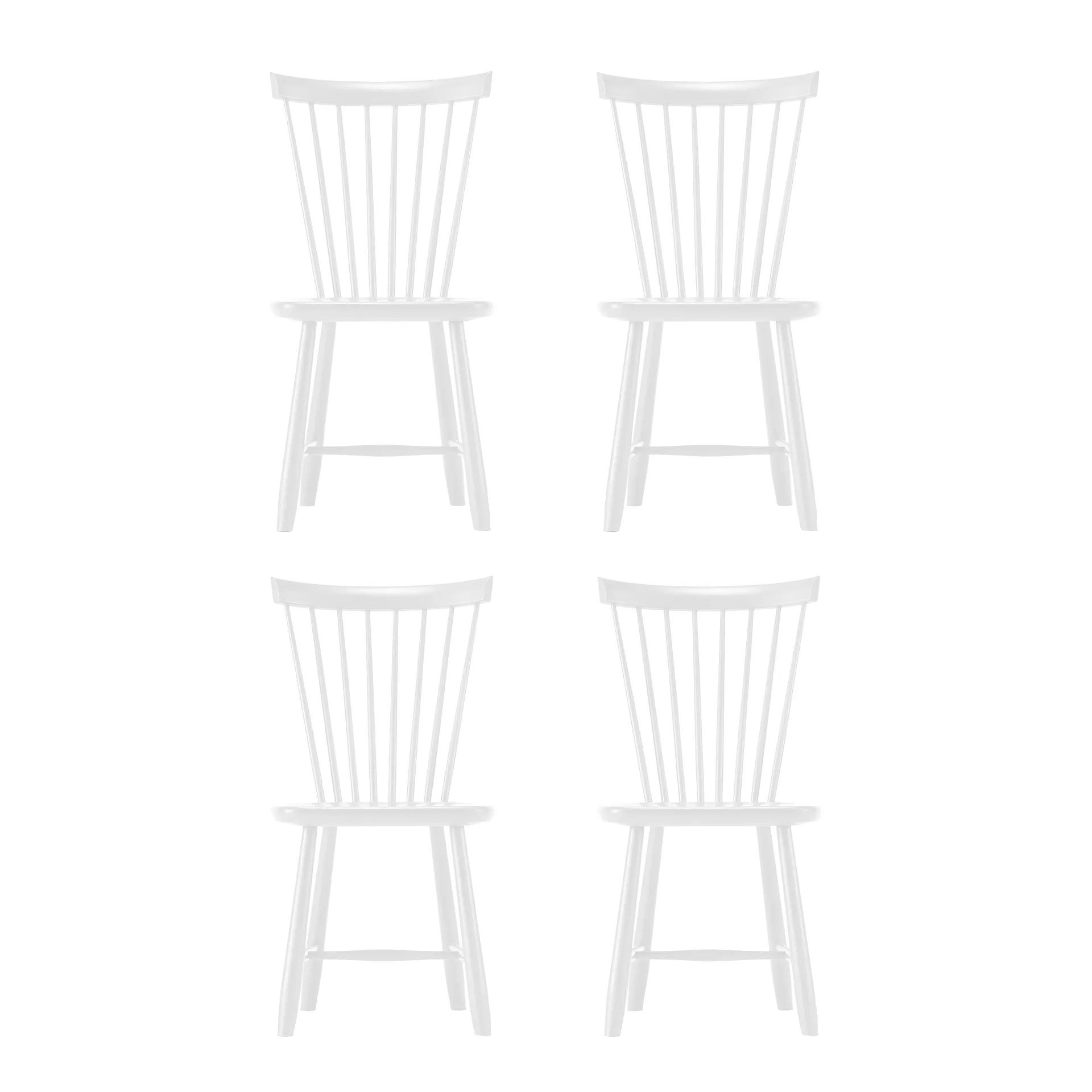Sedia Lilla Åland, Bianco (betulla), confezione da 4 Stolab