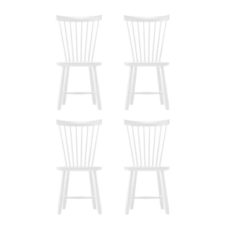 Sedia Lilla Åland, Bianco (betulla), confezione da 4 - Stolab