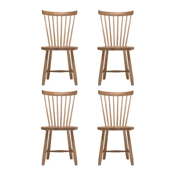 Sedia Lilla Åland, Olio naturale (rovere), confezione da 4 - Stolab