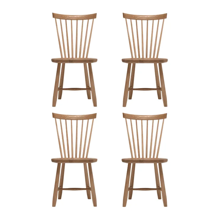 Sedia Lilla Åland, Olio naturale (rovere), confezione da 4 - Stolab