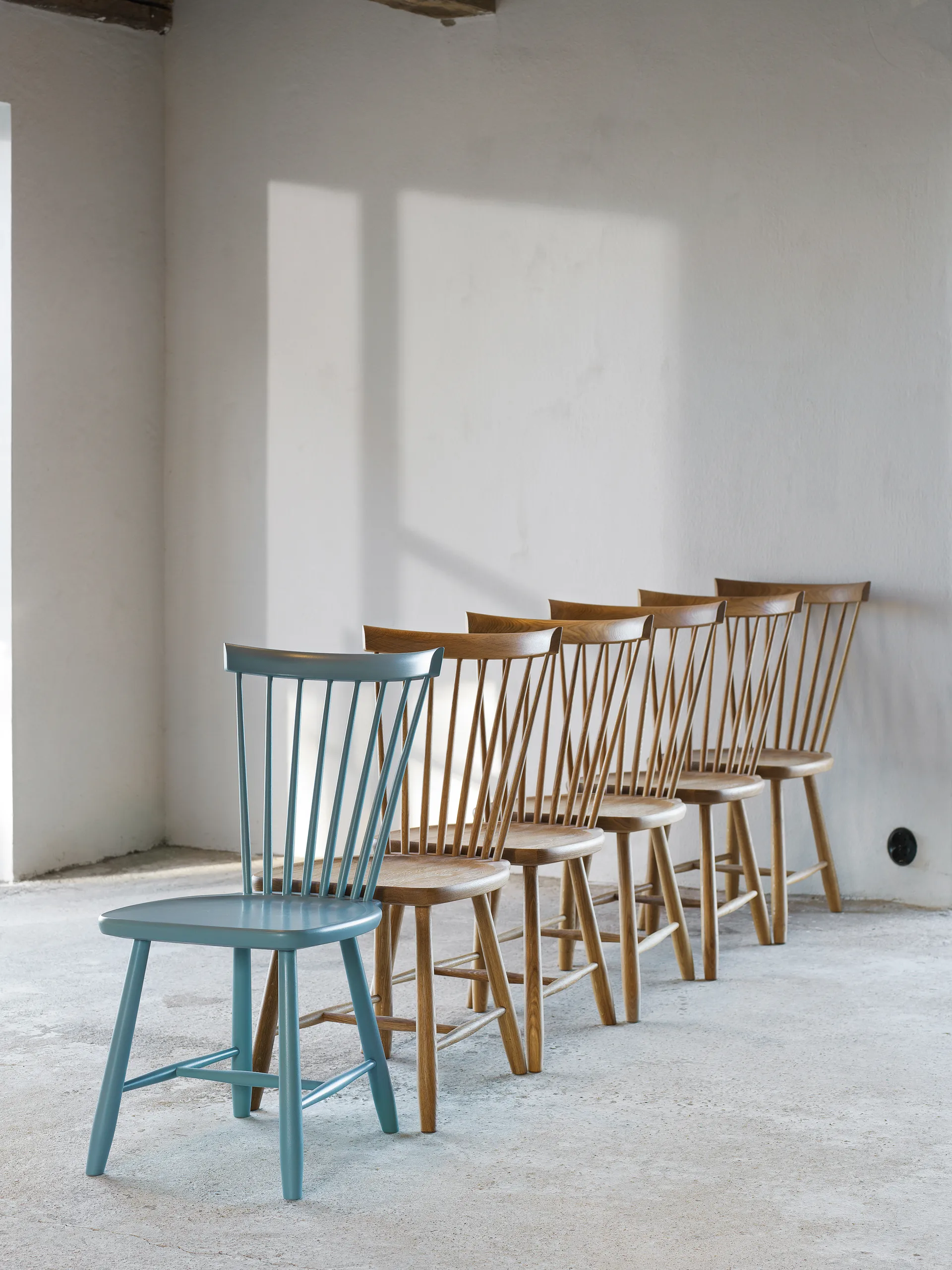Sedia Lilla Åland, Olio naturale (rovere), confezione da 6 Stolab