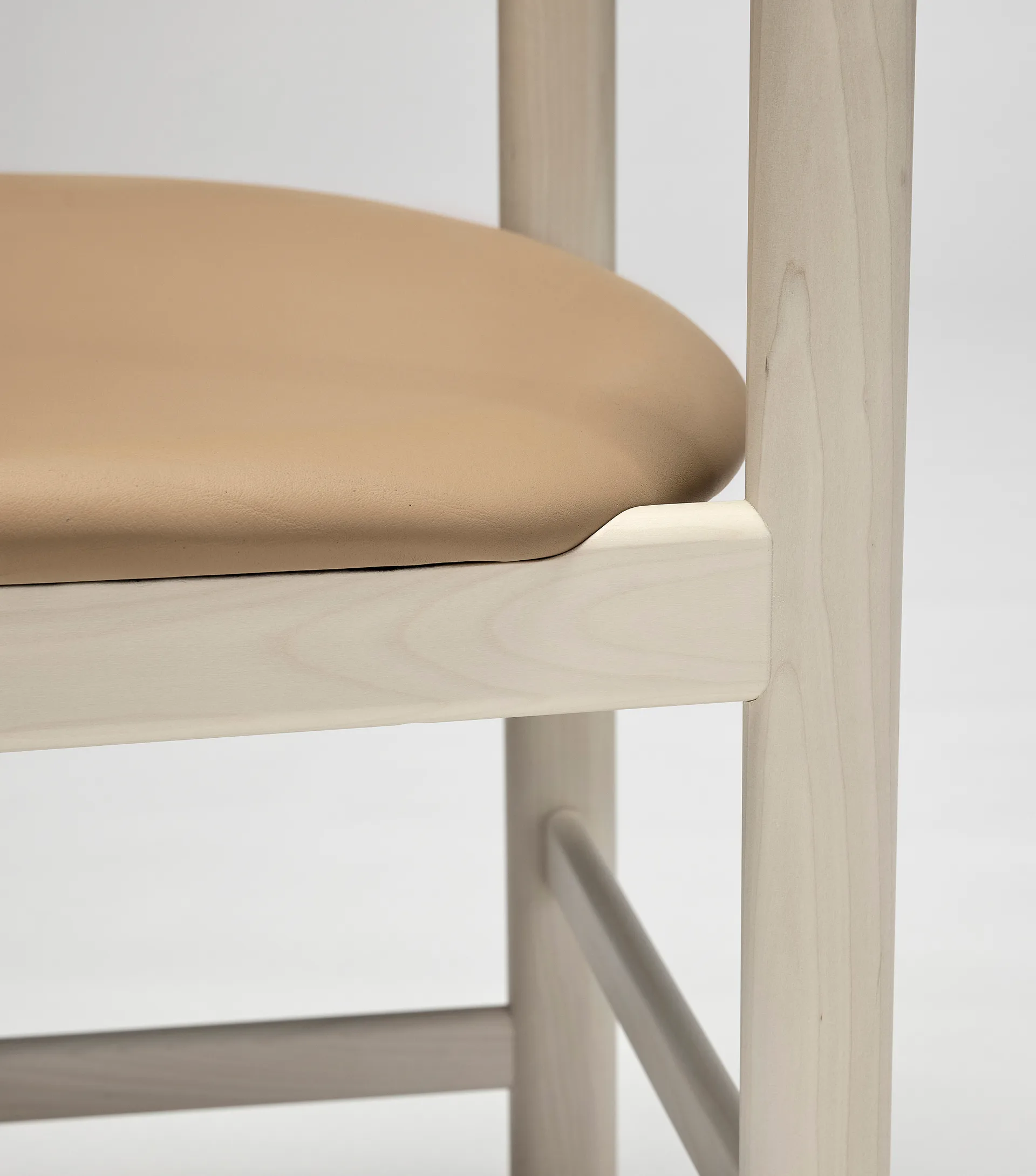 Sedia Pal, Betulla chiaro laccato opaco-Elmosoft 22030 Stolab