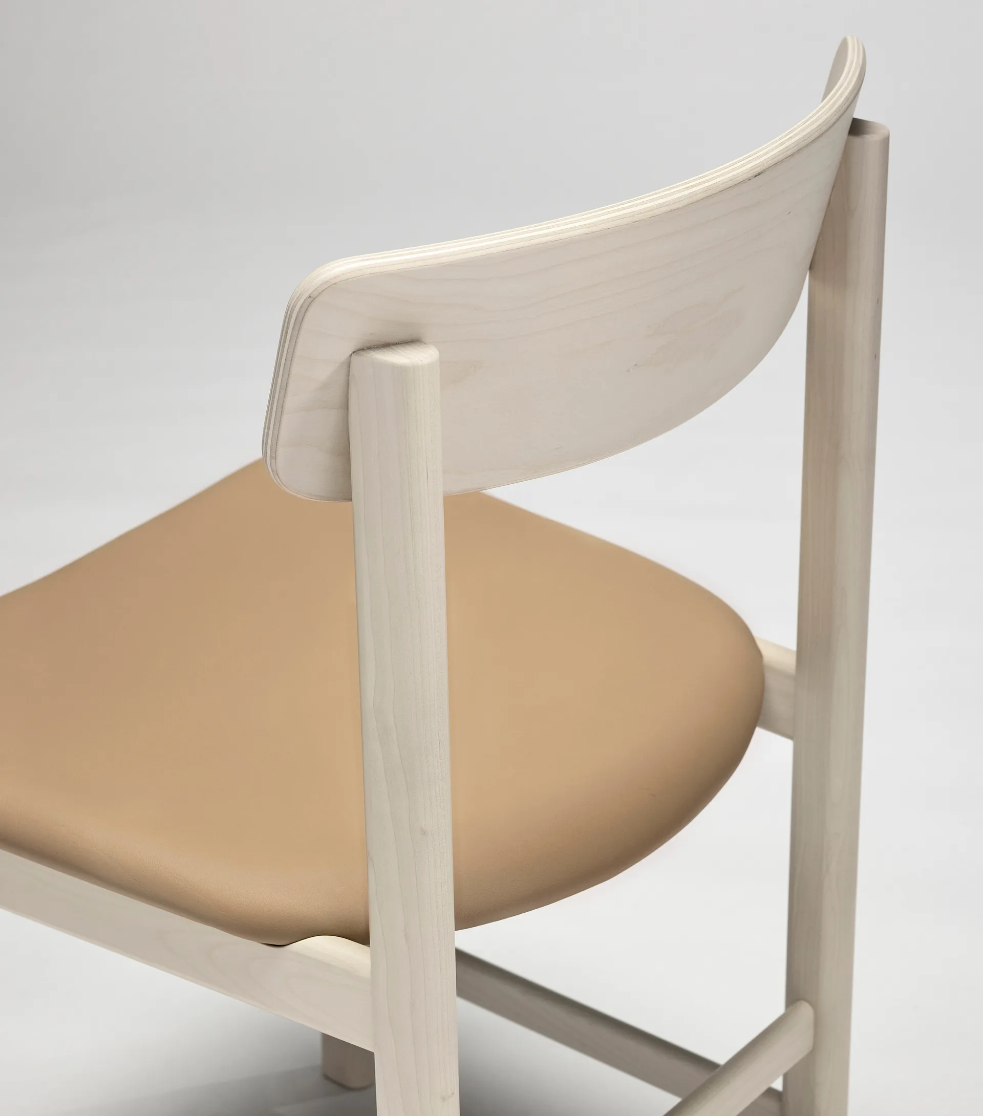 Sedia Pal, Betulla chiaro laccato opaco-Elmosoft 22030 Stolab