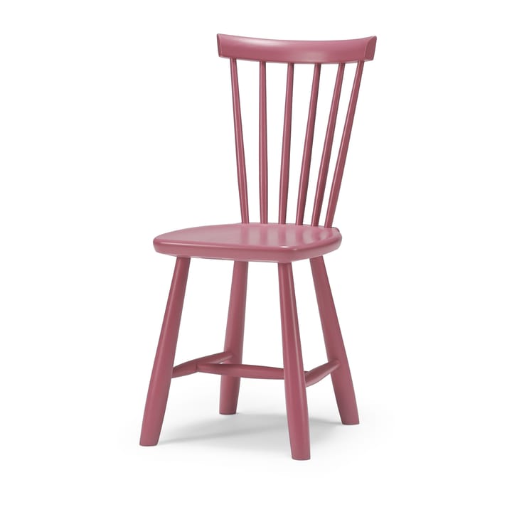 Sedia per bambini Lilla Åland in betulla 33 cm - Rosa cipria - Stolab