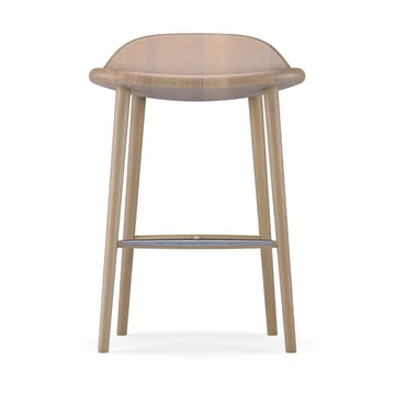 Sgabello da bar Miss Holly alt. 63 cm - rovere oliato bianco - Stolab