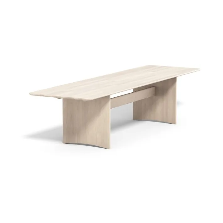 Tavolo Alt 320x110 cm betulla - Laccato opaco chiaro - Stolab