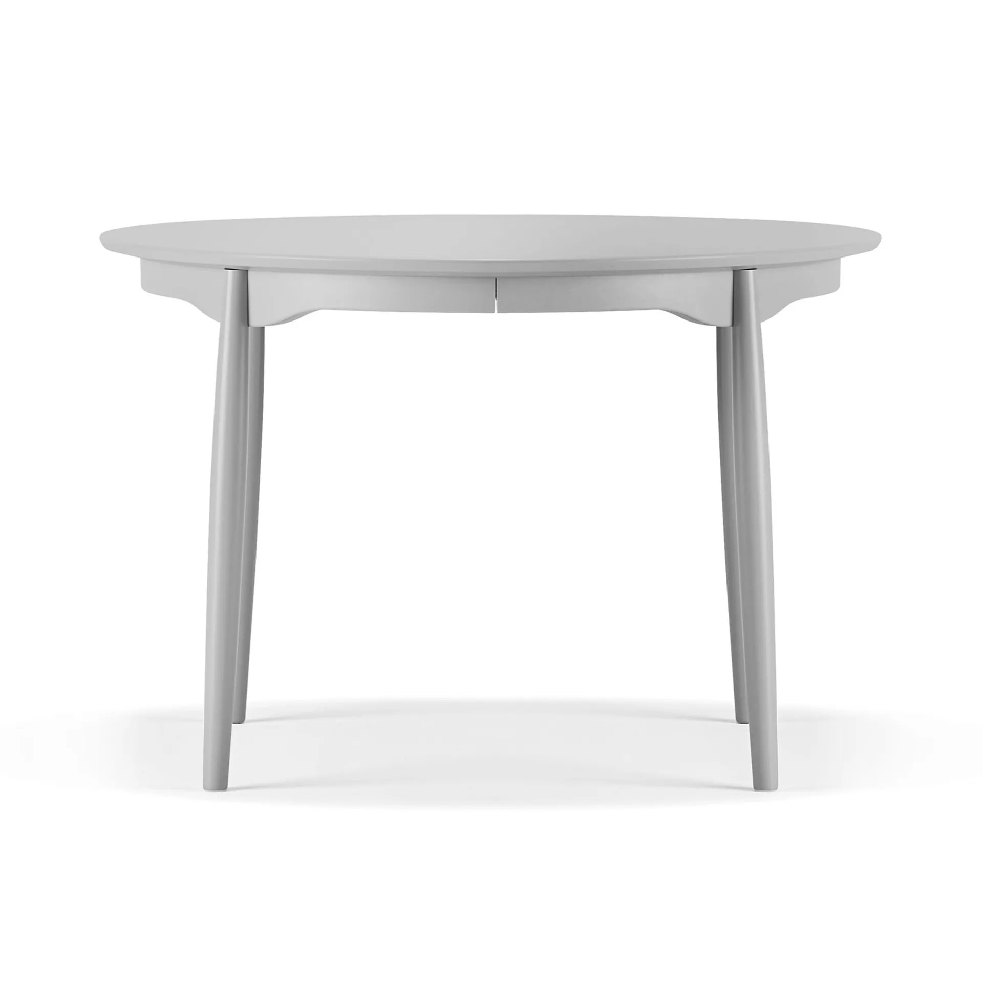 Tavolo da pranzo divisibile Carl, Björk grigio chiaro 51, Ø115 cm Stolab