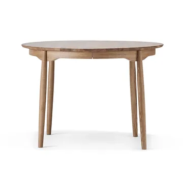 Tavolo da pranzo divisibile Carl - Rovere oliato naturale, Ø115 cm - Stolab