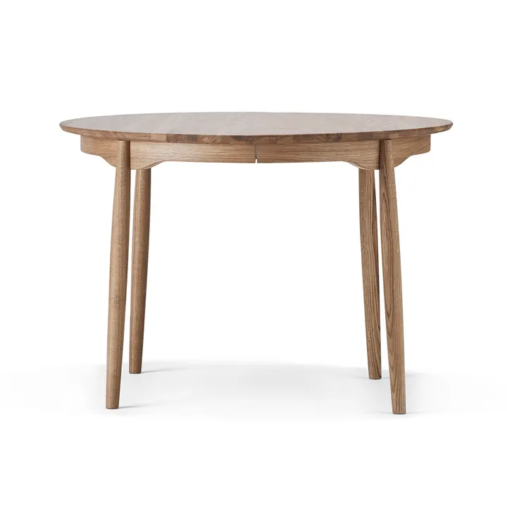 Tavolo da pranzo divisibile Carl - Rovere oliato naturale, Ø115 cm - Stolab