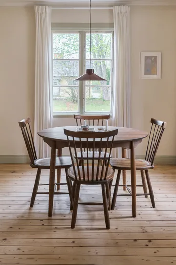 Tavolo da pranzo estendibile Carl, Ø 115 cm - Chocolat brown olio Edizione Speciale (rovere), Ø115 cm - Stolab
