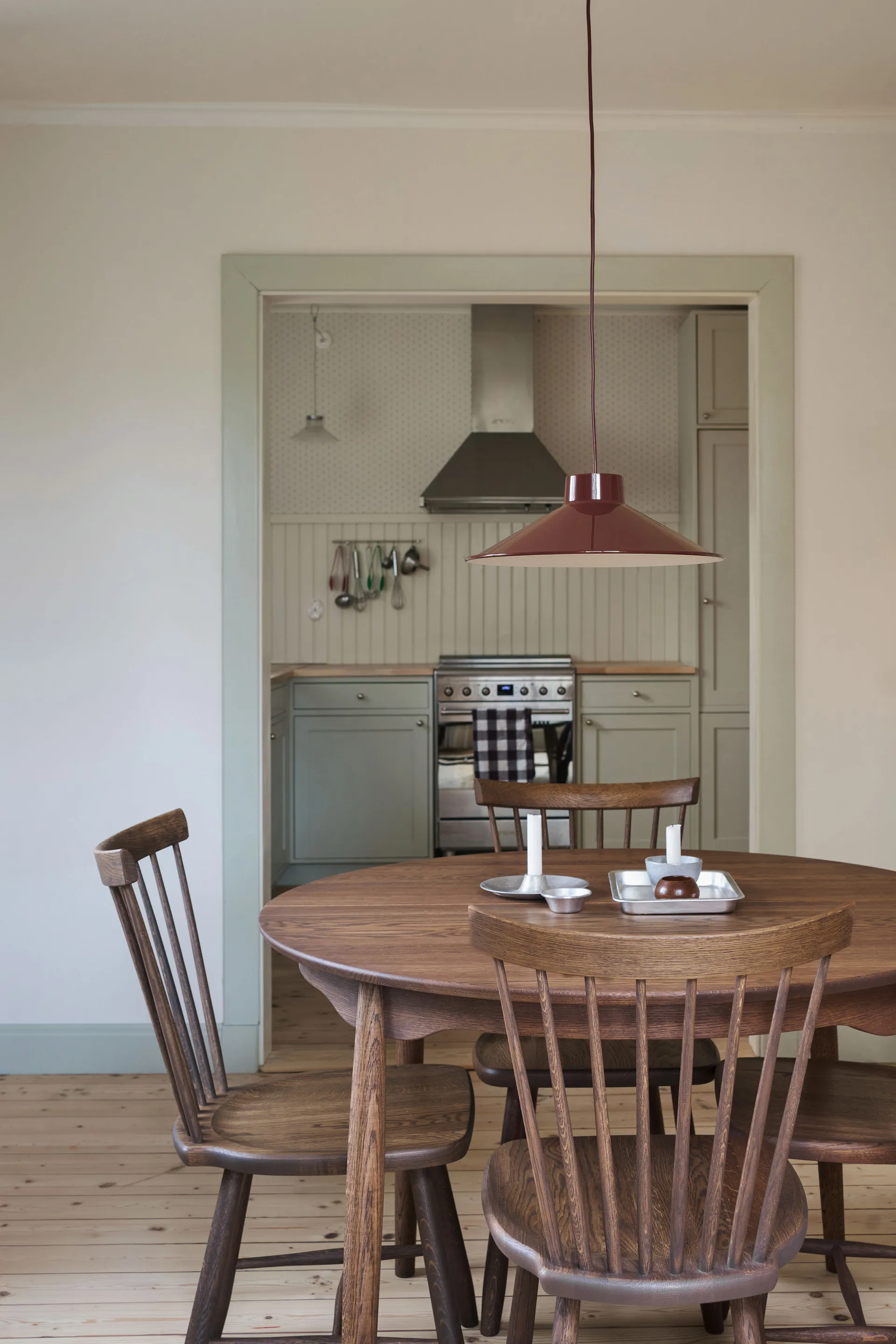 Tavolo da pranzo estendibile Carl, Ø 115 cm, Chocolat brown olio Edizione Speciale (rovere), Ø115 cm Stolab