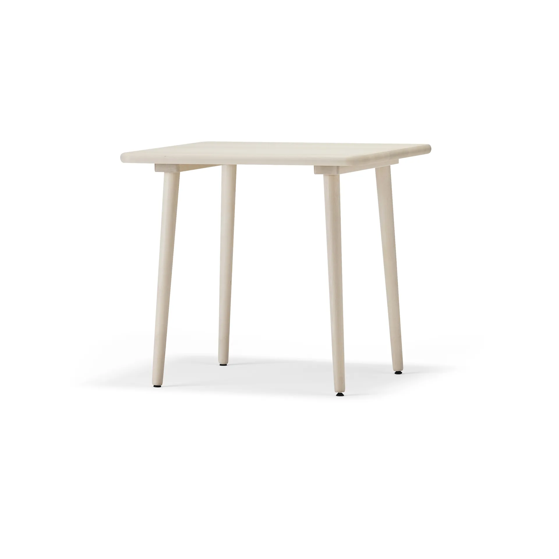 Tavolo da pranzo Miss Tailor 90x90x73 cm, betulla chiara laccata opaca Stolab