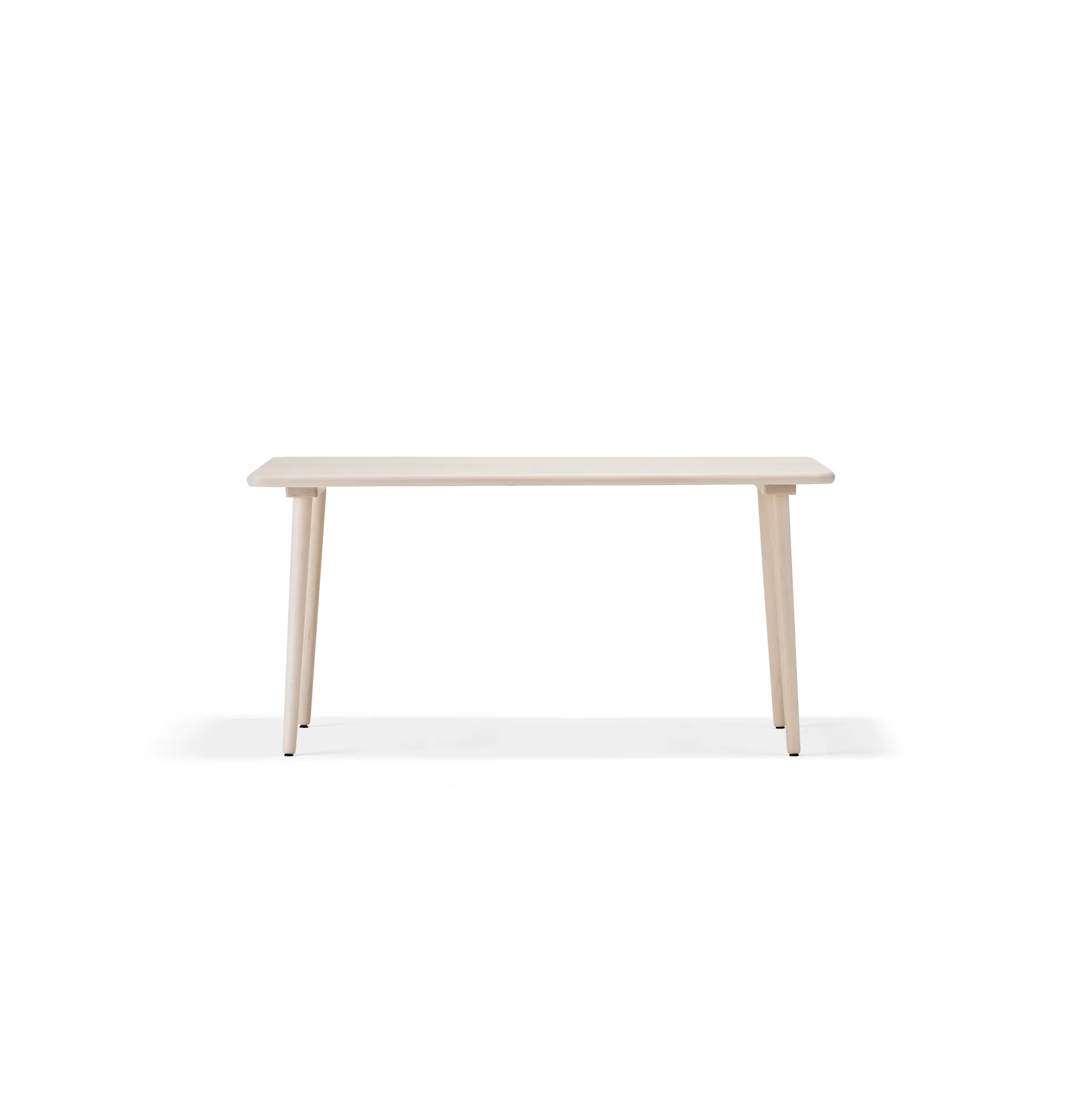 Tavolo da pranzo Miss Tailor, betulla chiara laccata opaca, 130x90 cm Stolab