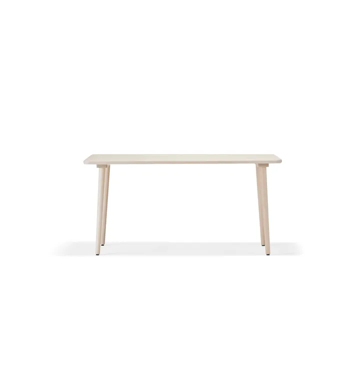 Tavolo da pranzo Miss Tailor - betulla chiara laccata opaca, 130x90 cm - Stolab