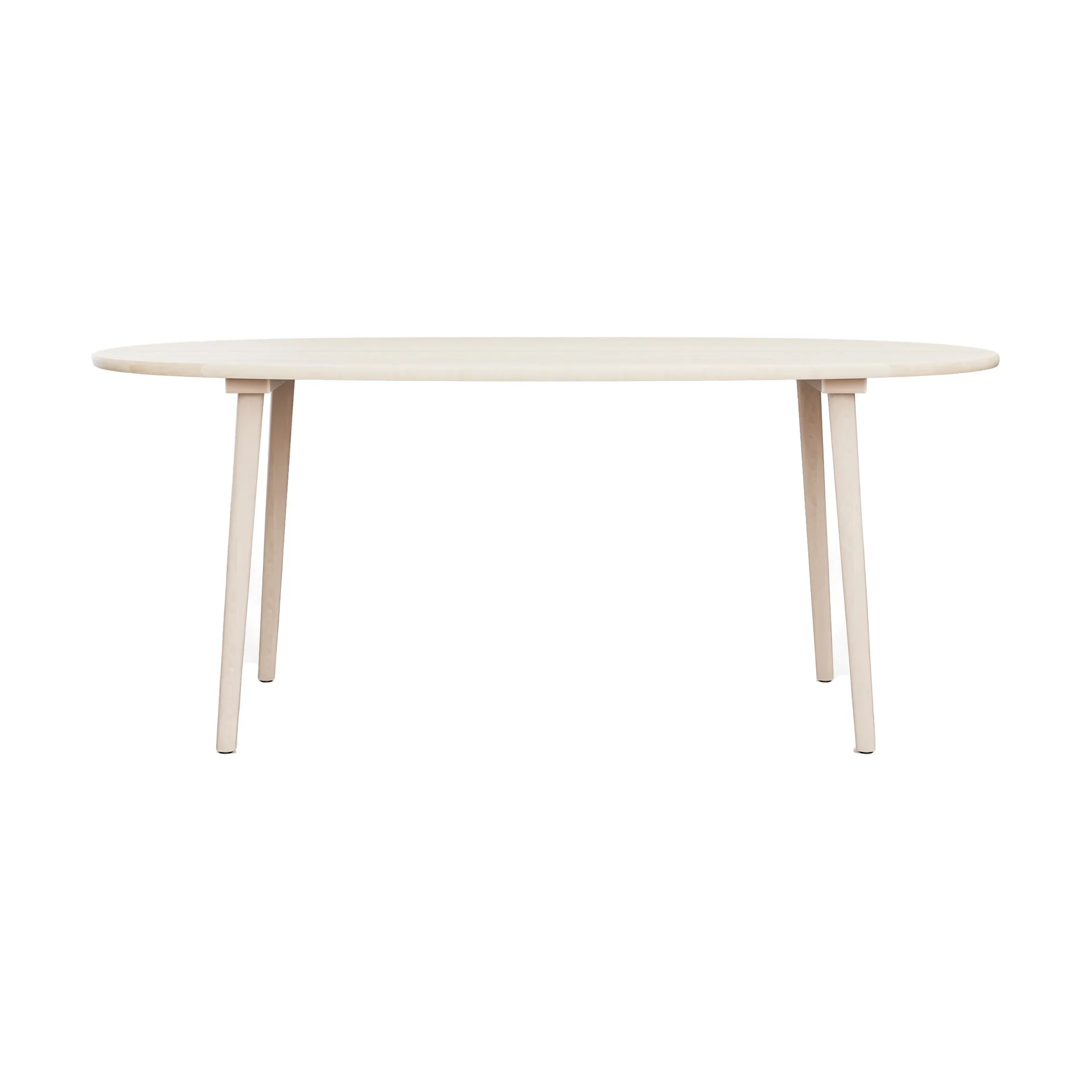 Tavolo da pranzo Miss Tailor, Betulla chiara laccata opaca, 180x90 cm Stolab