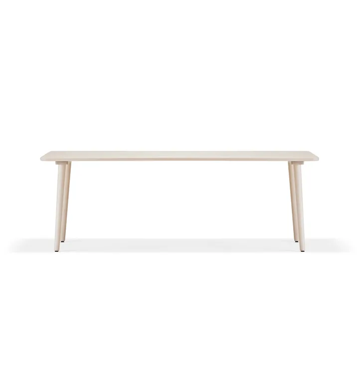 Tavolo da pranzo Miss Tailor - betulla chiara laccata opaca, 210x90x74 cm - Stolab