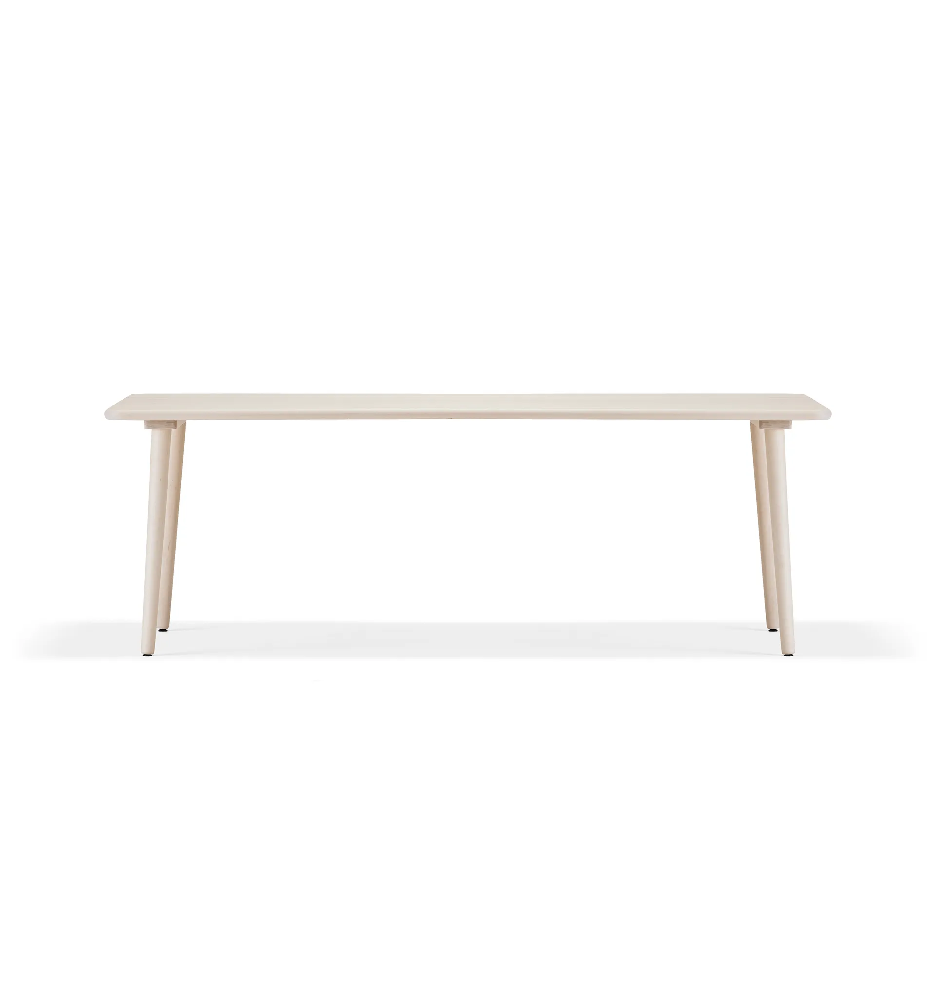 Tavolo da pranzo Miss Tailor, betulla chiara laccata opaca, 235x82 cm Stolab