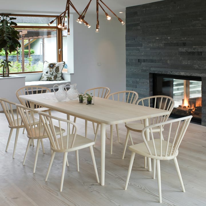 Tavolo Miss Holly, 175x100 cm, betulla oliata colore naturale, 1 inserto Stolab