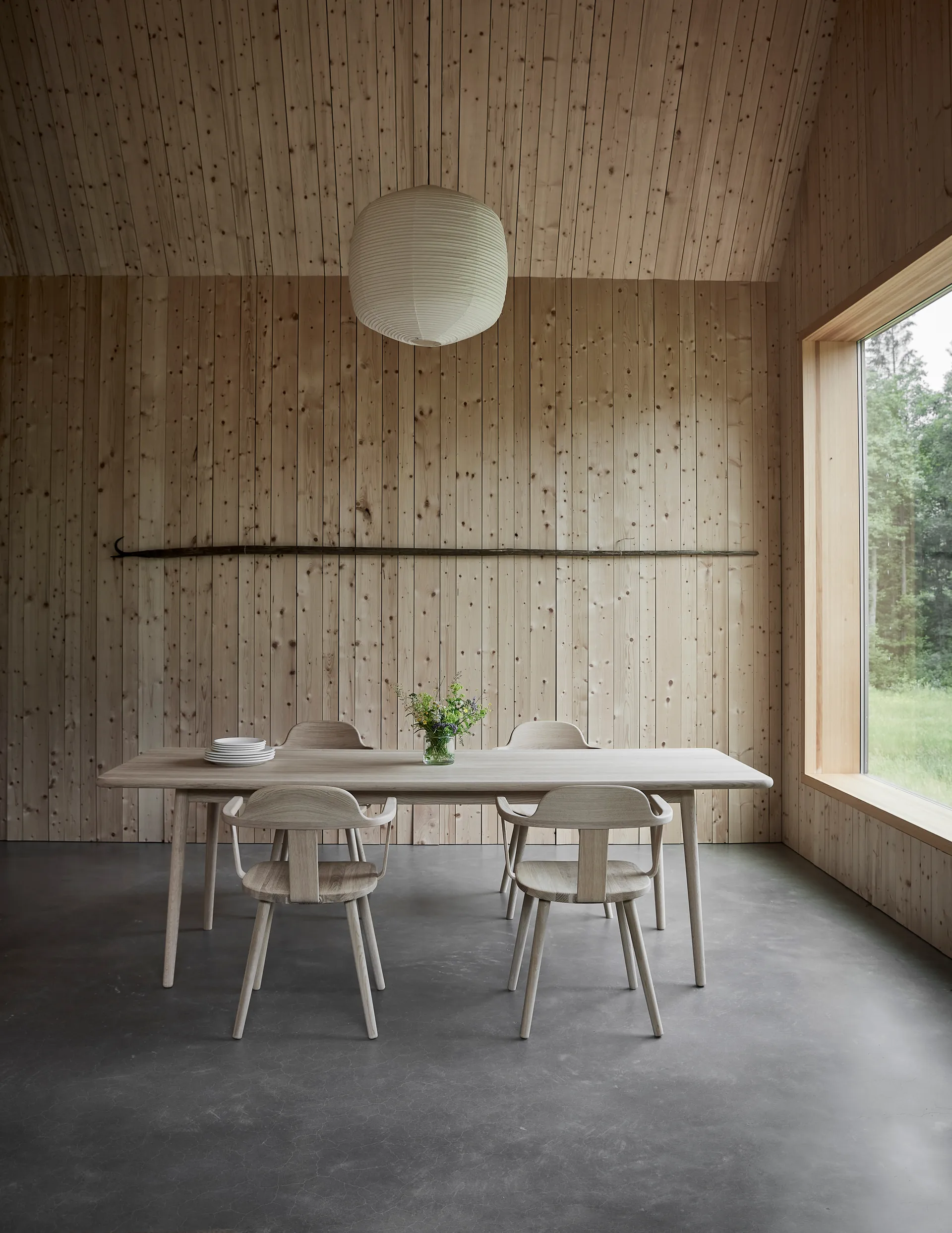 Tavolo Miss Holly, 235x100 cm, Betulla oliata bianca Stolab