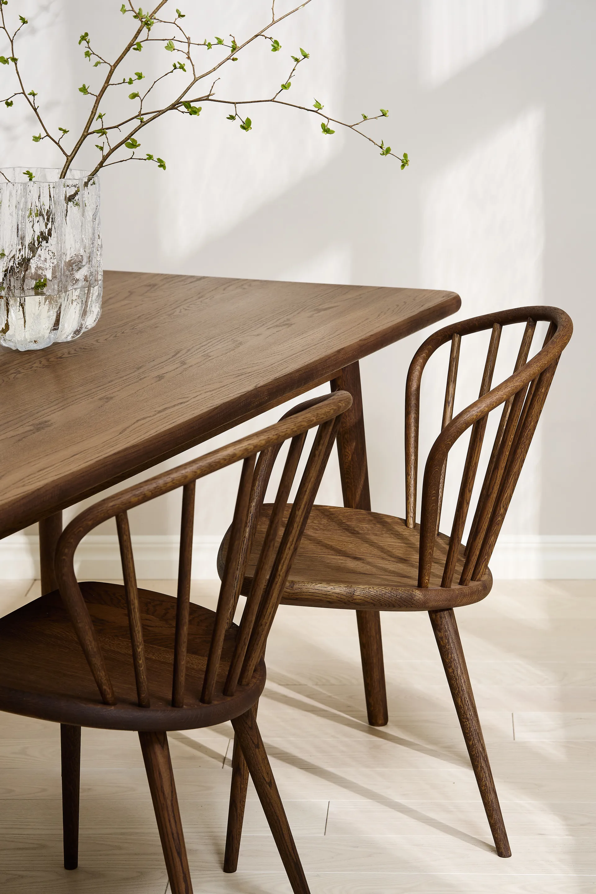 Tavolo Miss Holly Special Edition 175x82 cm + 1 inserto, Rovere Chocolat olio Stolab