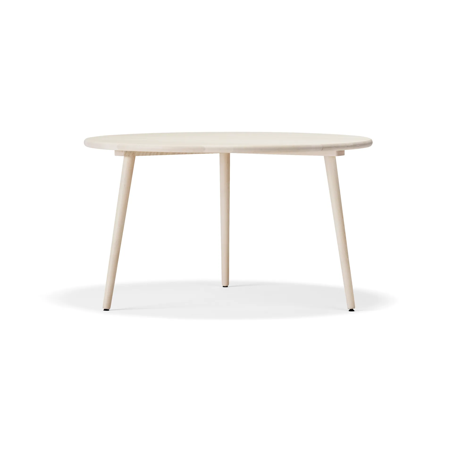 Tavolo Miss Tailor Ø 130 cm, Betulla chiara laccata opaca Stolab
