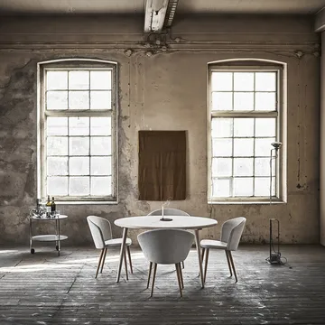 Tavolo Miss Tailor Ø 130 cm - Betulla chiara laccata opaca - Stolab